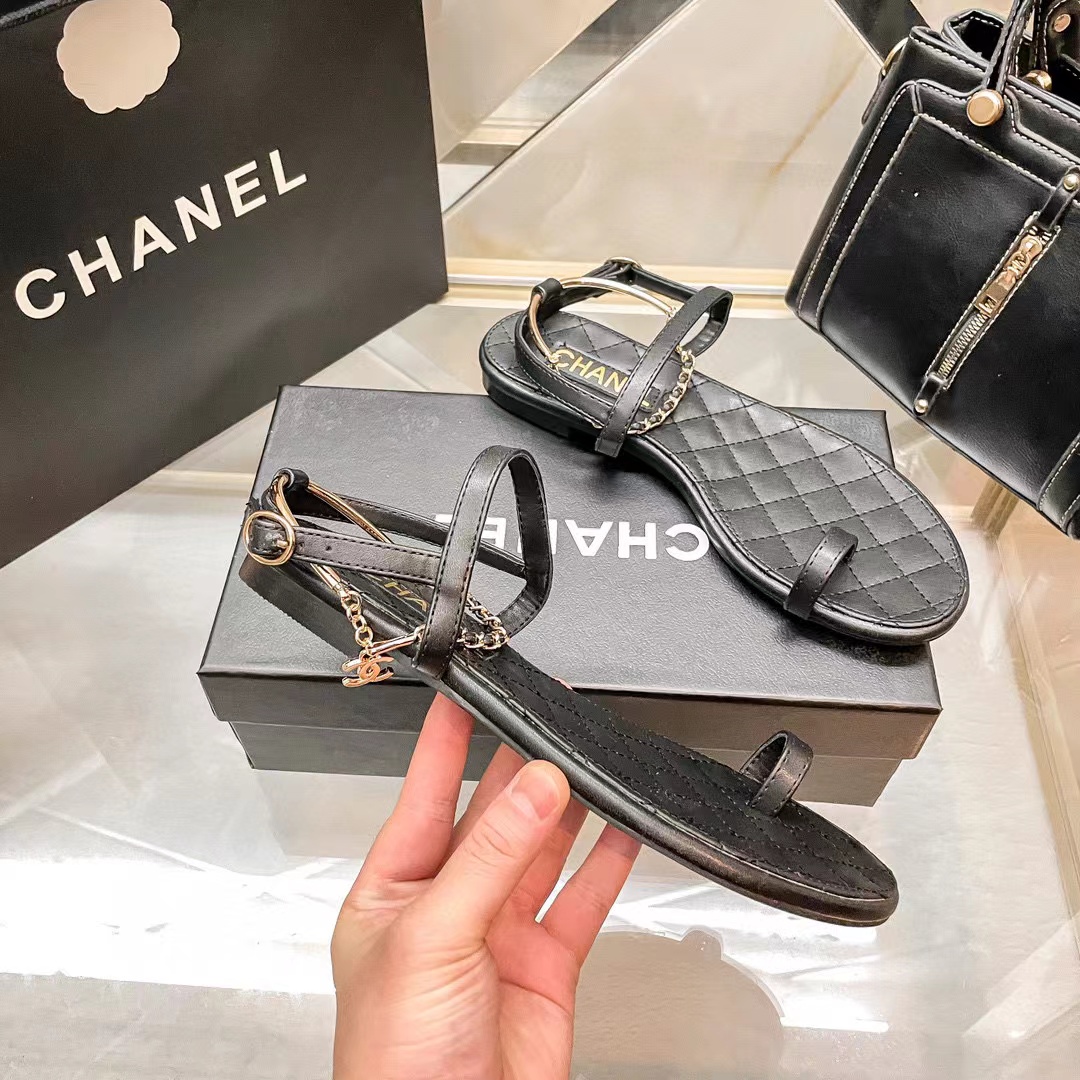 CHANE1 チェーンクリップサンダル【50％割引+送料無料】