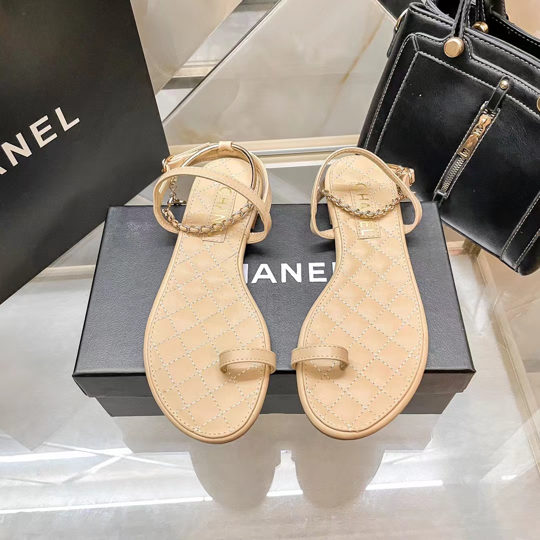 CHANE1 チェーンクリップサンダル【50％割引+送料無料】