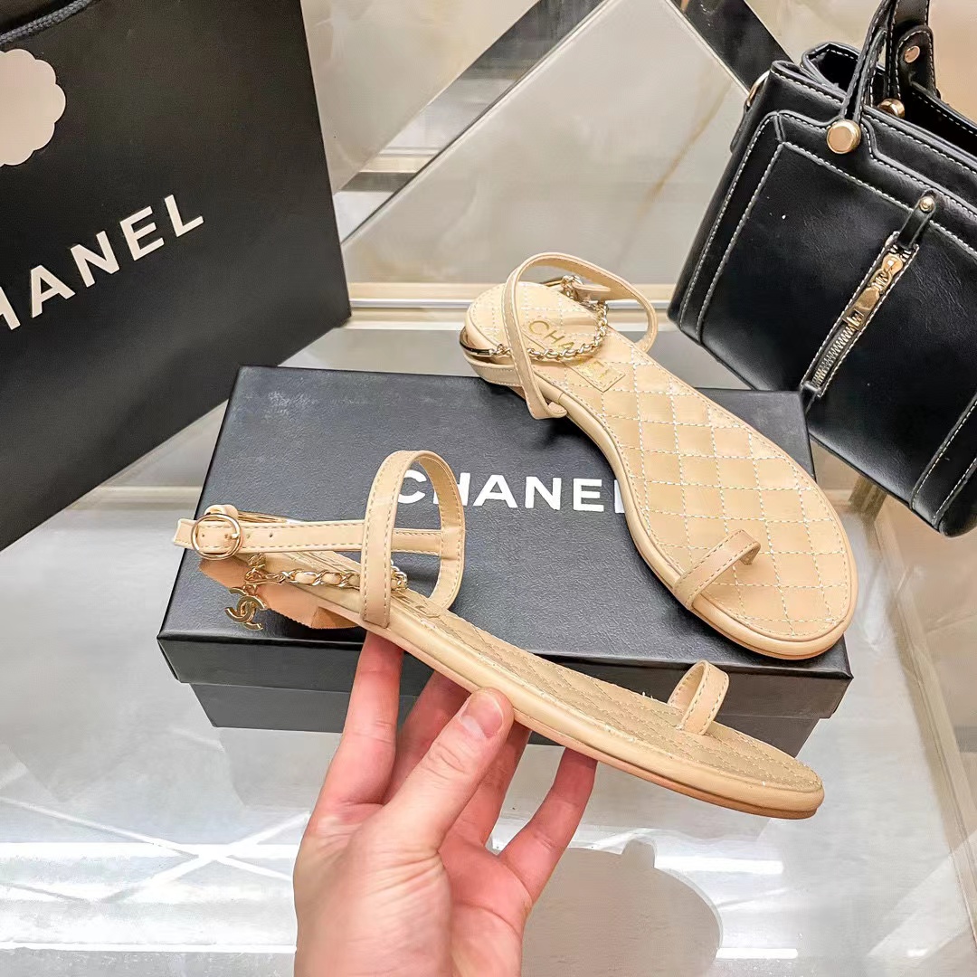 CHANE1 チェーンクリップサンダル【50％割引+送料無料】