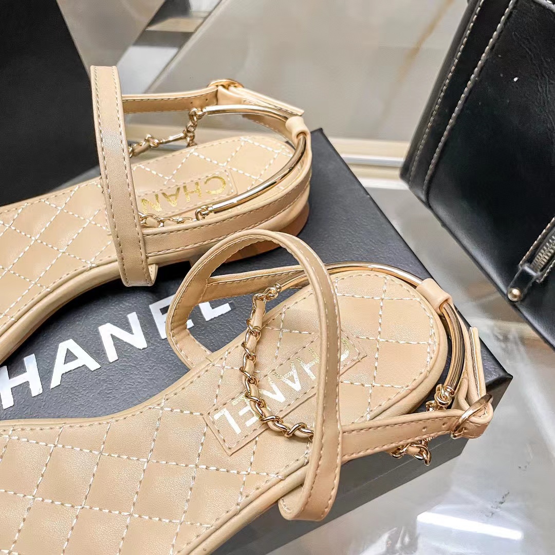 CHANE1 チェーンクリップサンダル【50％割引+送料無料】