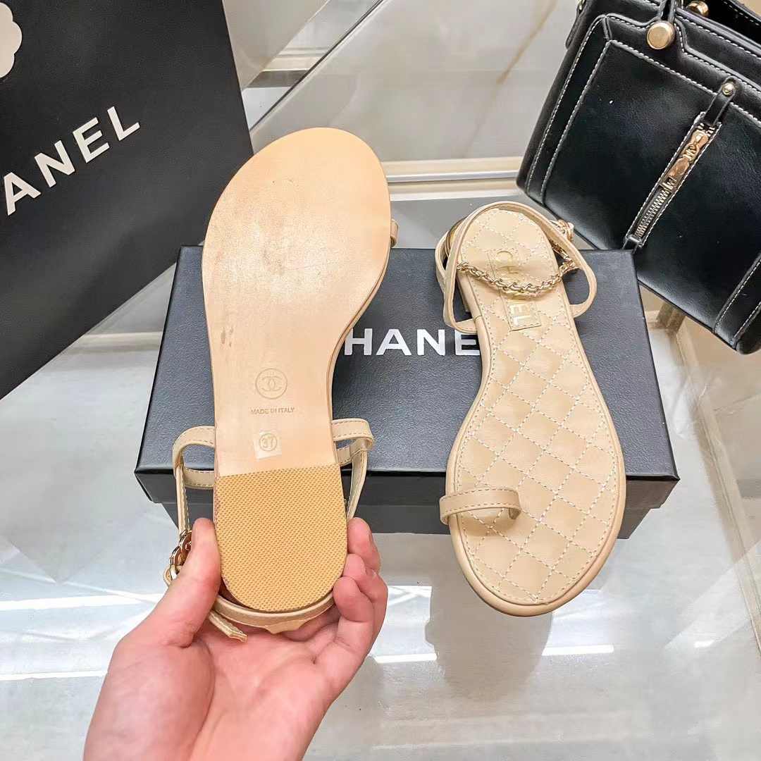 CHANE1 チェーンクリップサンダル【50％割引+送料無料】