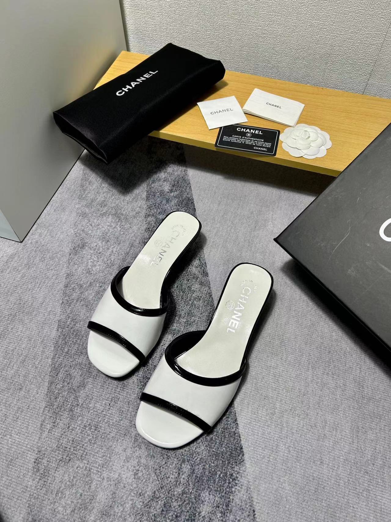 CHANE1 シンプルハイヒールスリッパ【50％割引+送料無料】