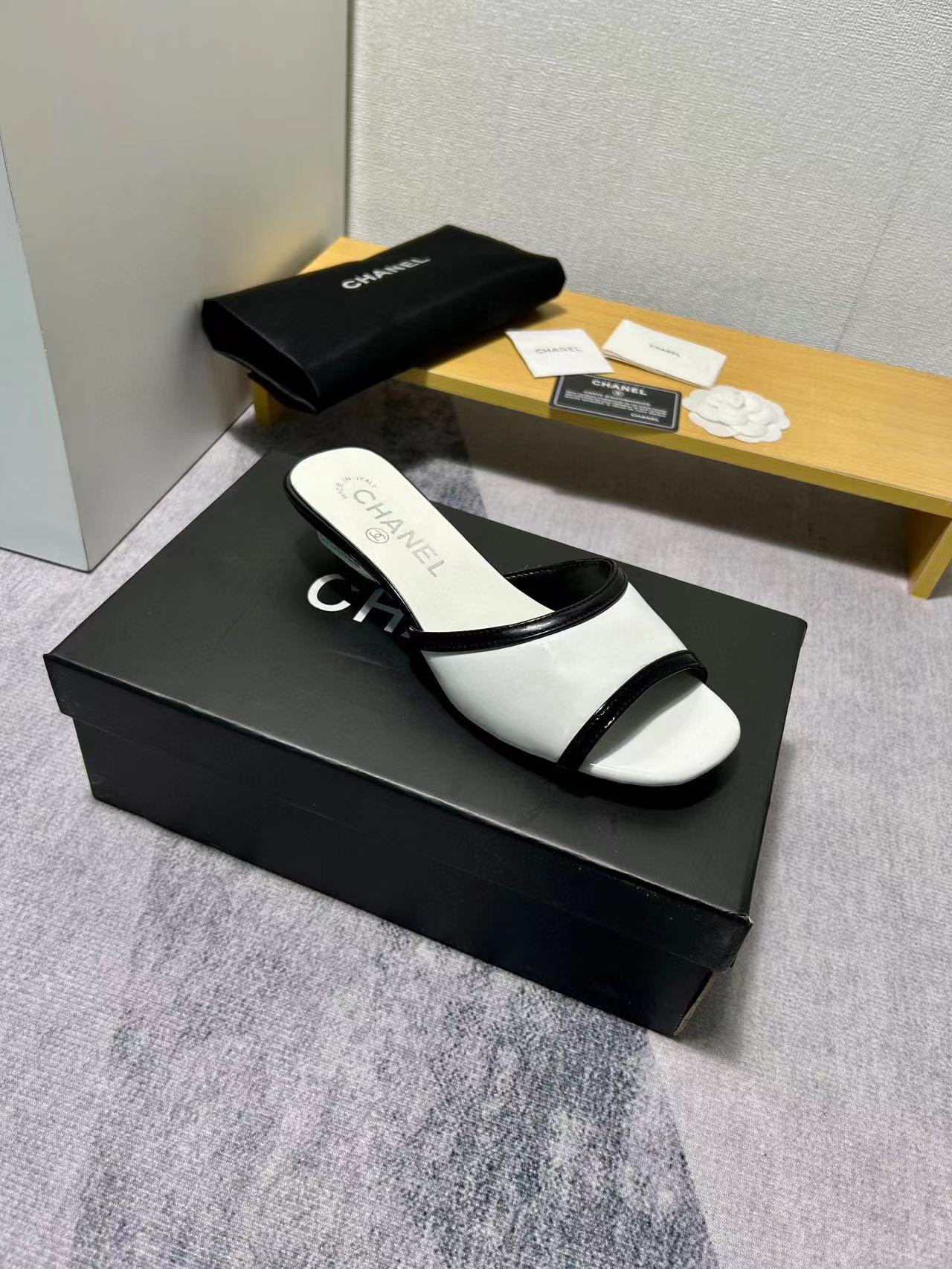 CHANE1 シンプルハイヒールスリッパ【50％割引+送料無料】