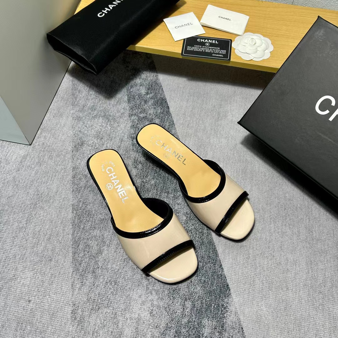 CHANE1 シンプルハイヒールスリッパ【50％割引+送料無料】