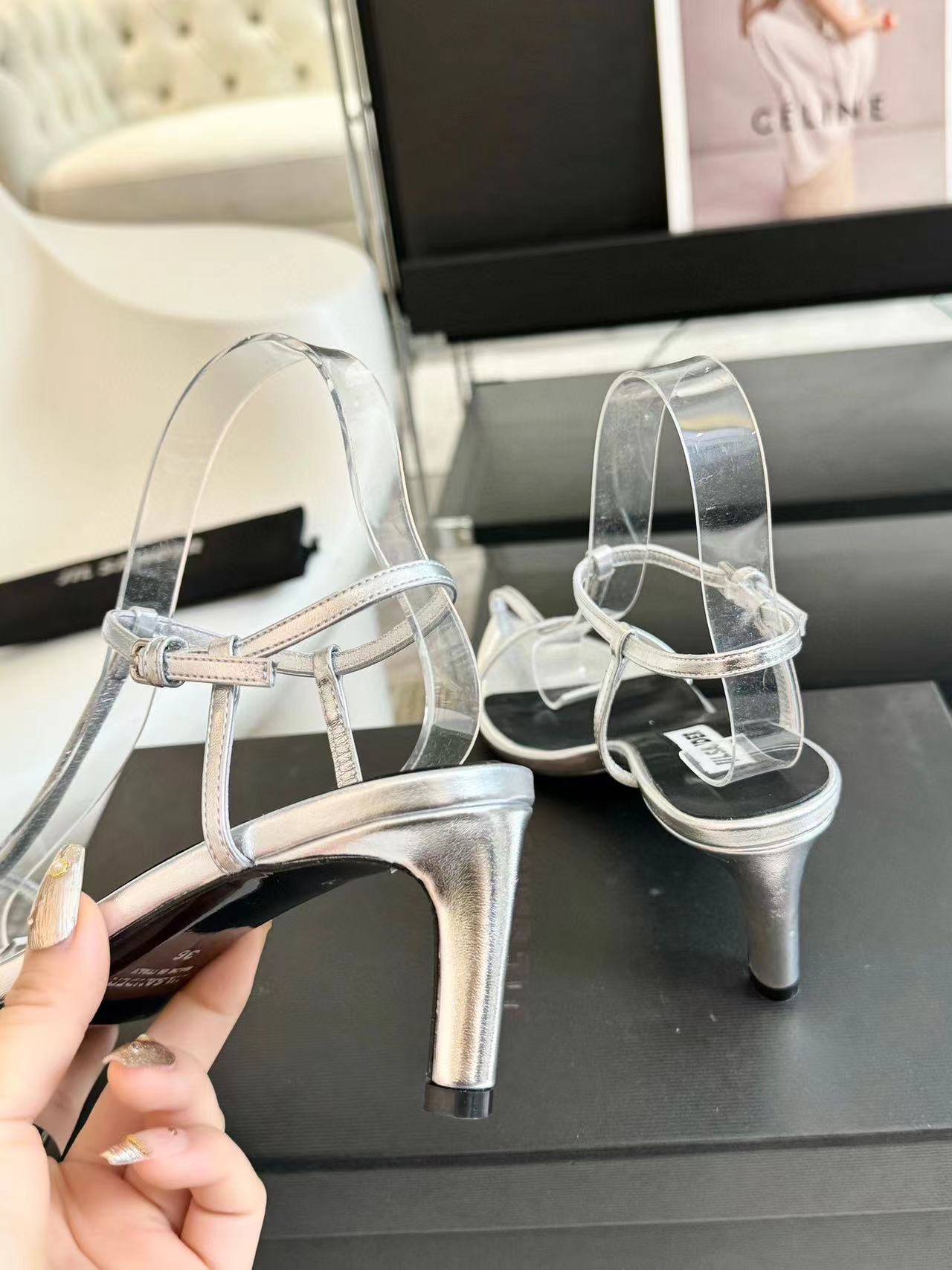 Jil sander 高品質のハイヒールサンダル【50％割引+送料無料】