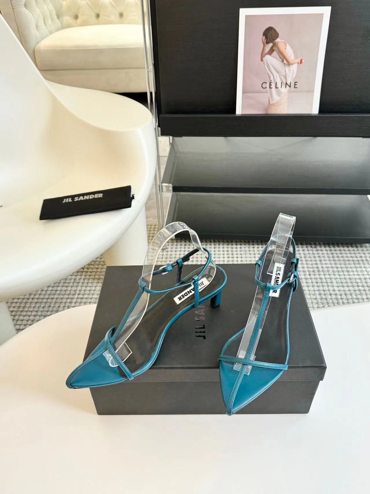 Jil sander 高品質のハイヒールサンダル【50％割引+送料無料】