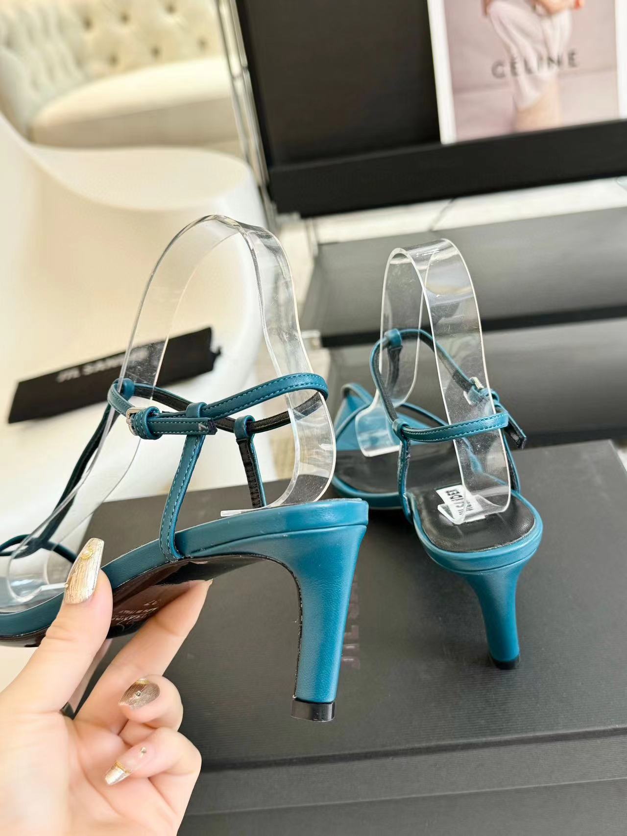 Jil sander 高品質のハイヒールサンダル【50％割引+送料無料】