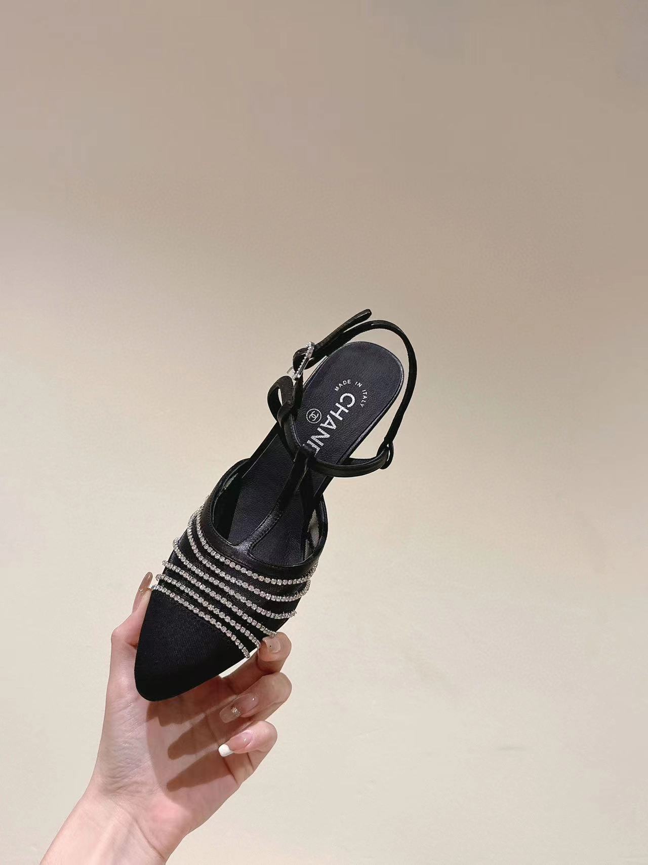 CHANE1 高品質レースメッシュハイヒール【50％割引+送料無料】