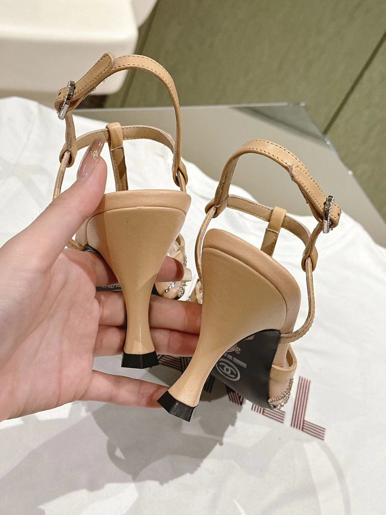 CHANE1 高品質レースメッシュハイヒール【50％割引+送料無料】