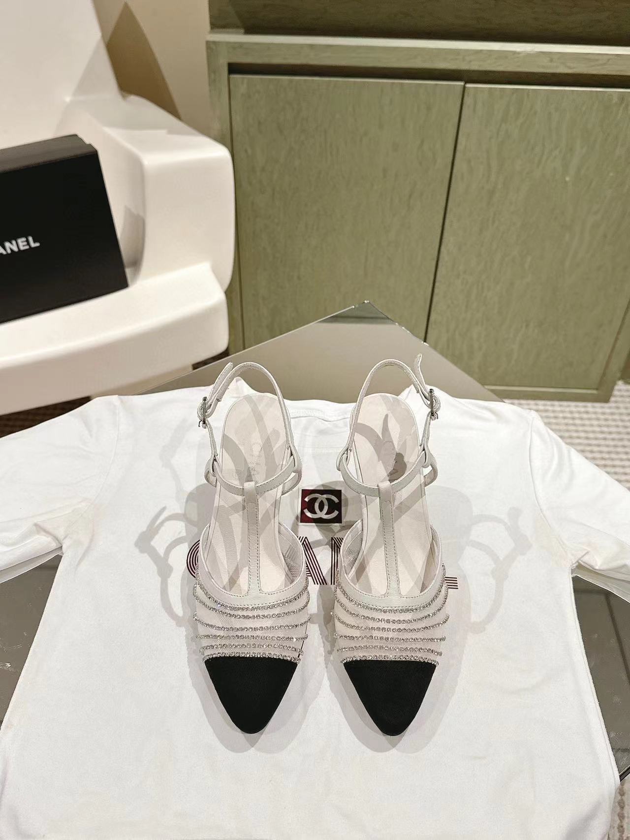 CHANE1 高品質レースメッシュハイヒール【50％割引+送料無料】