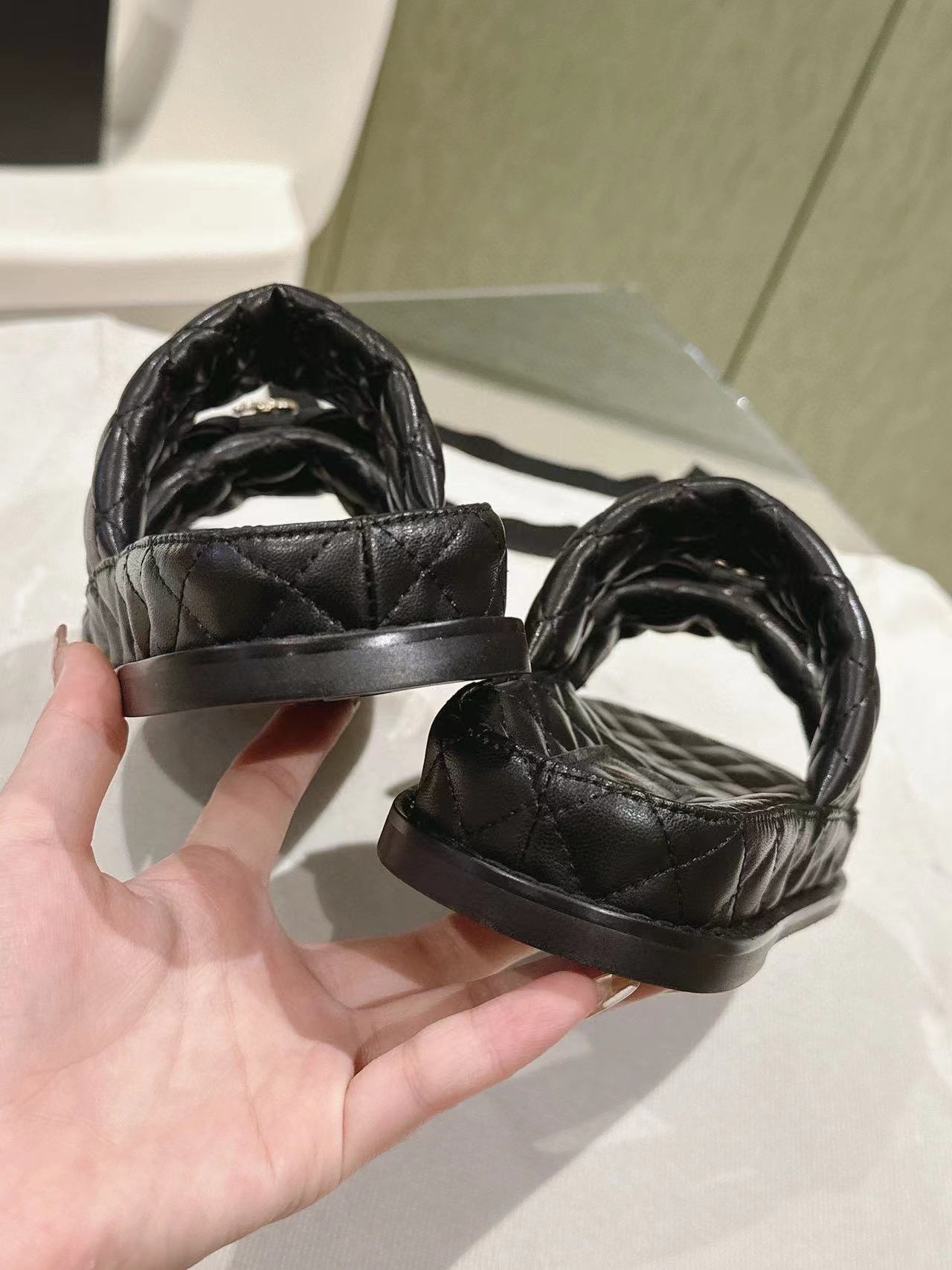 CHANE1 高品質弓スリッパ【50％割引+送料無料】