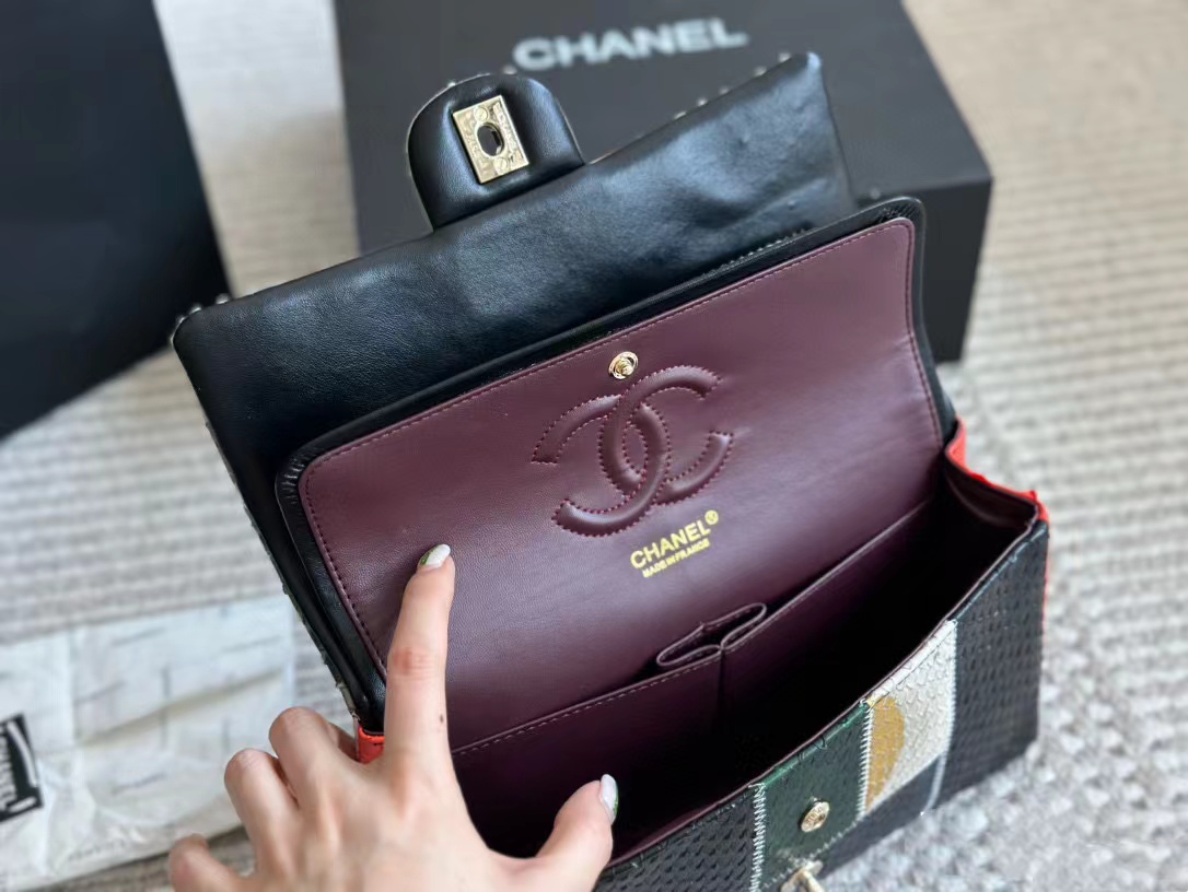 CHANE1 CF レザー ショルダー クロスボディバッグ【50％割引+送料無料】