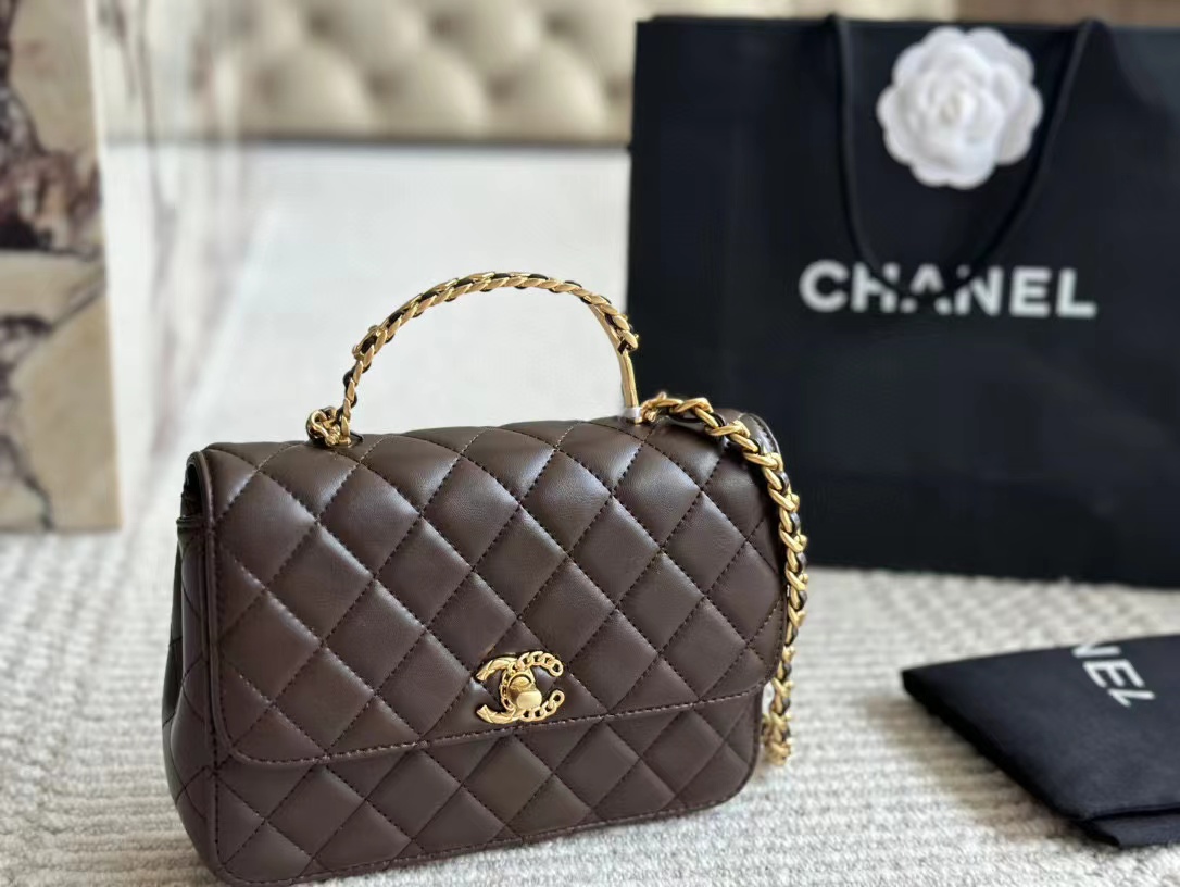 CHANE1 ダブルC ハンドバッグ【50％割引+送料無料】