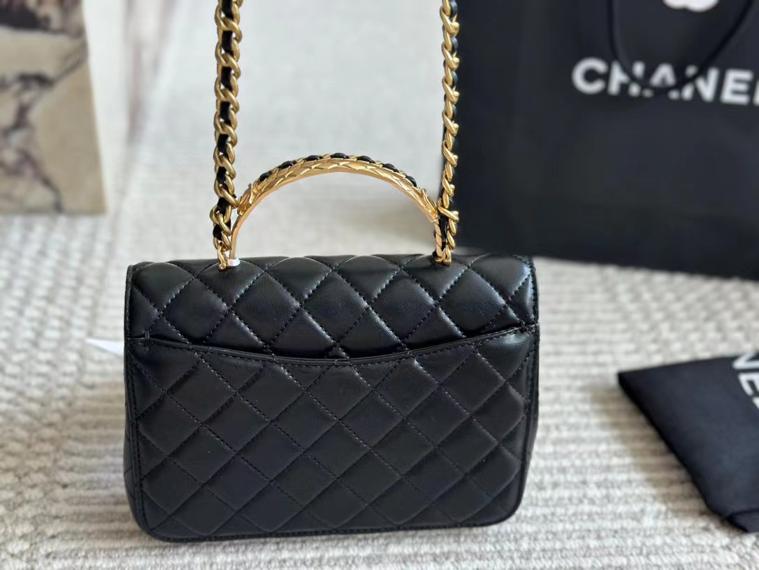 CHANE1 ダブルC ハンドバッグ【50％割引+送料無料】