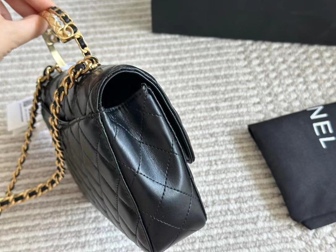 CHANE1 ダブルC ハンドバッグ【50％割引+送料無料】