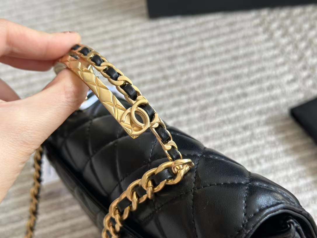 CHANE1 ダブルC ハンドバッグ【50％割引+送料無料】