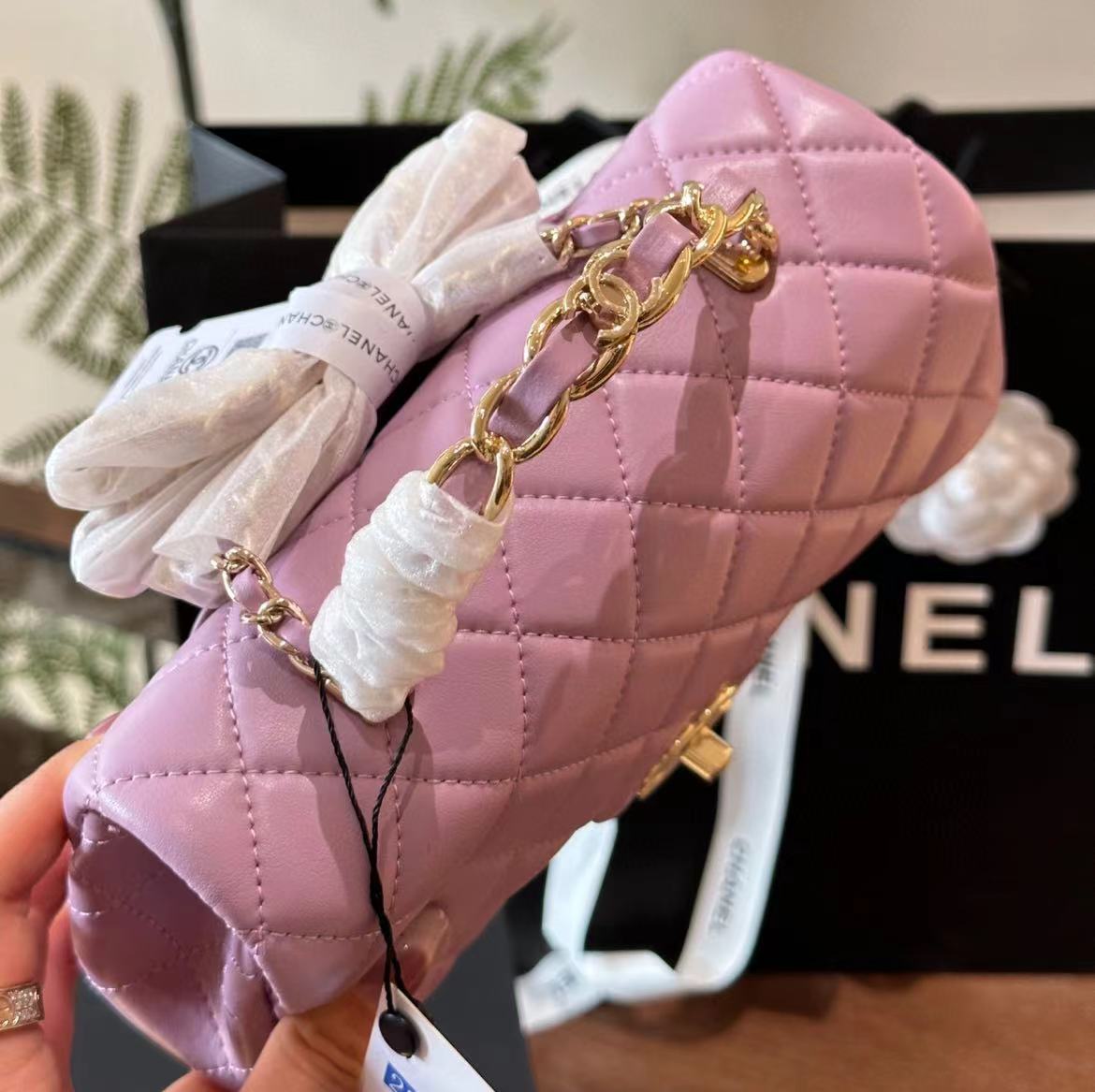 CHANE1 CF チェーンハンドクロスボディバッグ【50％割引+送料無料】