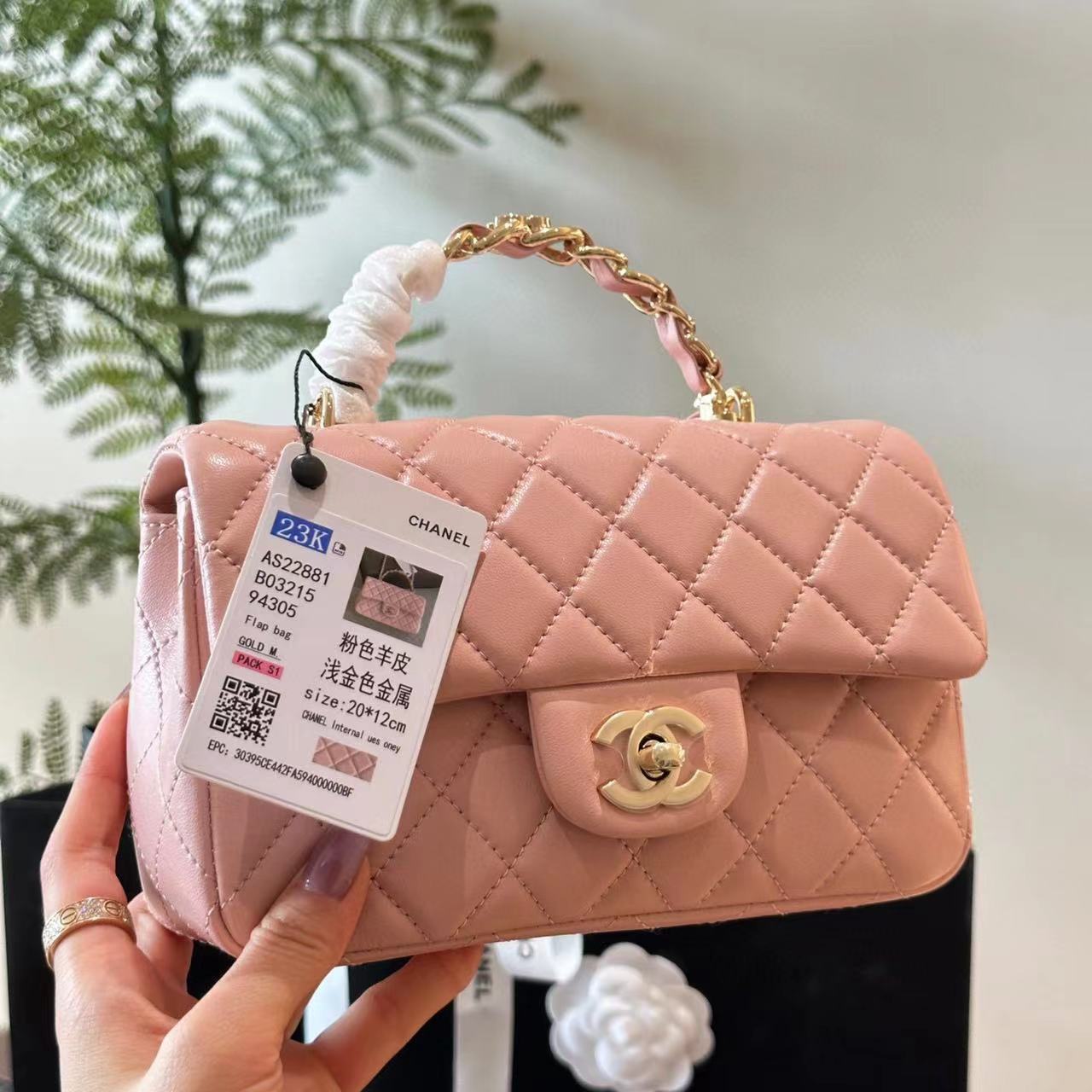 CHANE1 CF チェーンハンドクロスボディバッグ【50％割引+送料無料】