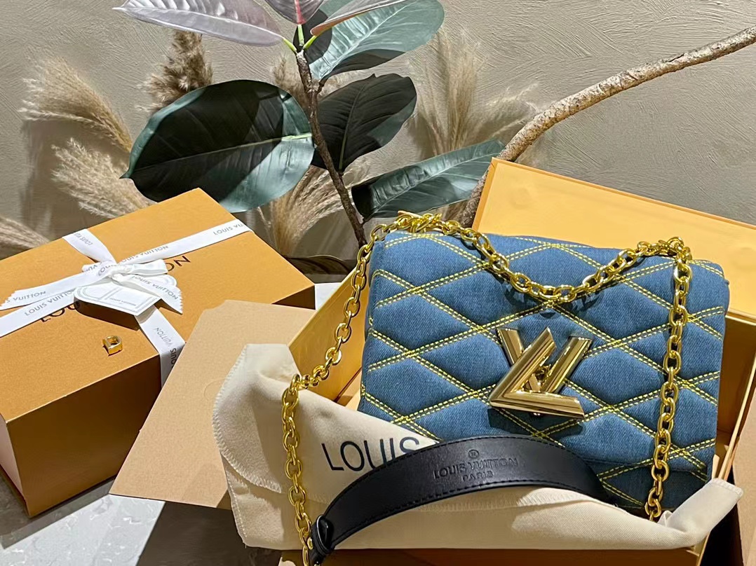 LV デニム チェーンバッグ【50％割引+送料無料】