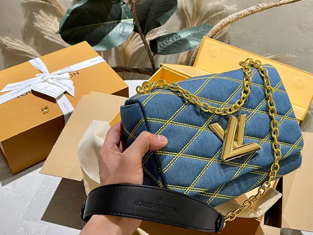 LV デニム チェーンバッグ【50％割引+送料無料】
