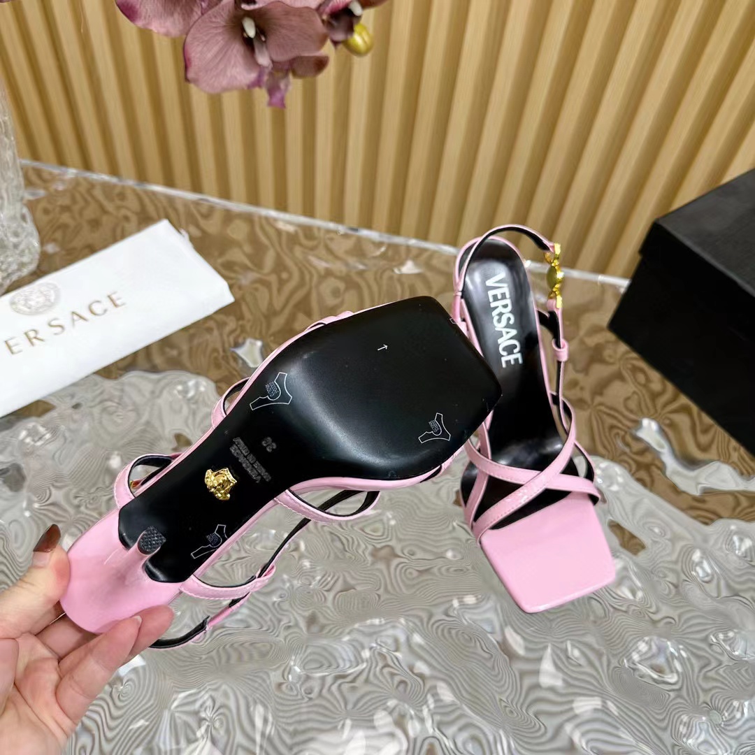 Versace 高品質のハイヒールサンダル【50％割引+送料無料】