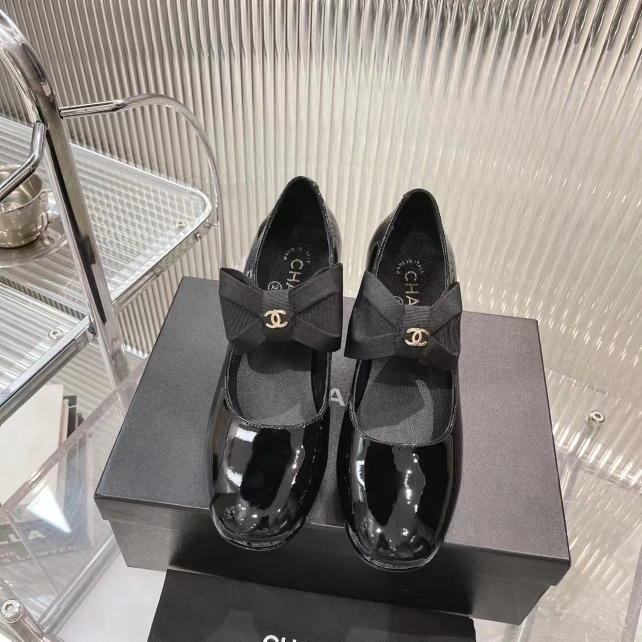 CHANE1 高品質ボウハイヒール【50％割引+送料無料】