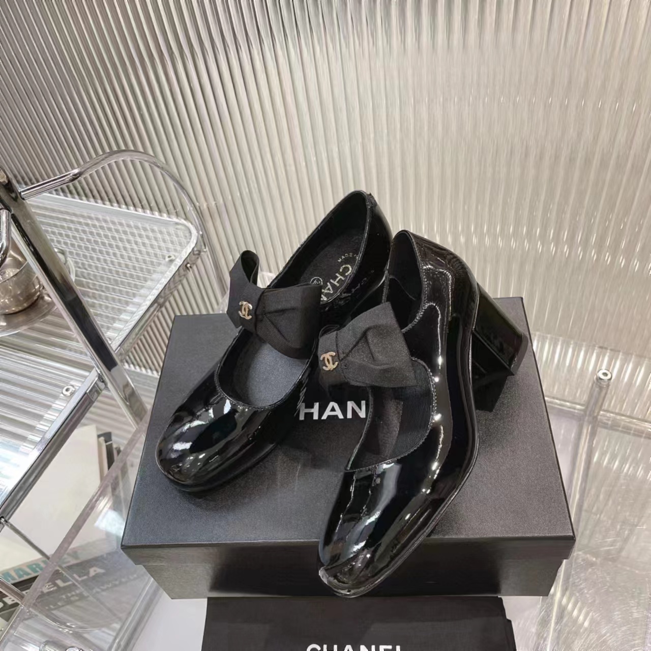 CHANE1 高品質ボウハイヒール【50％割引+送料無料】