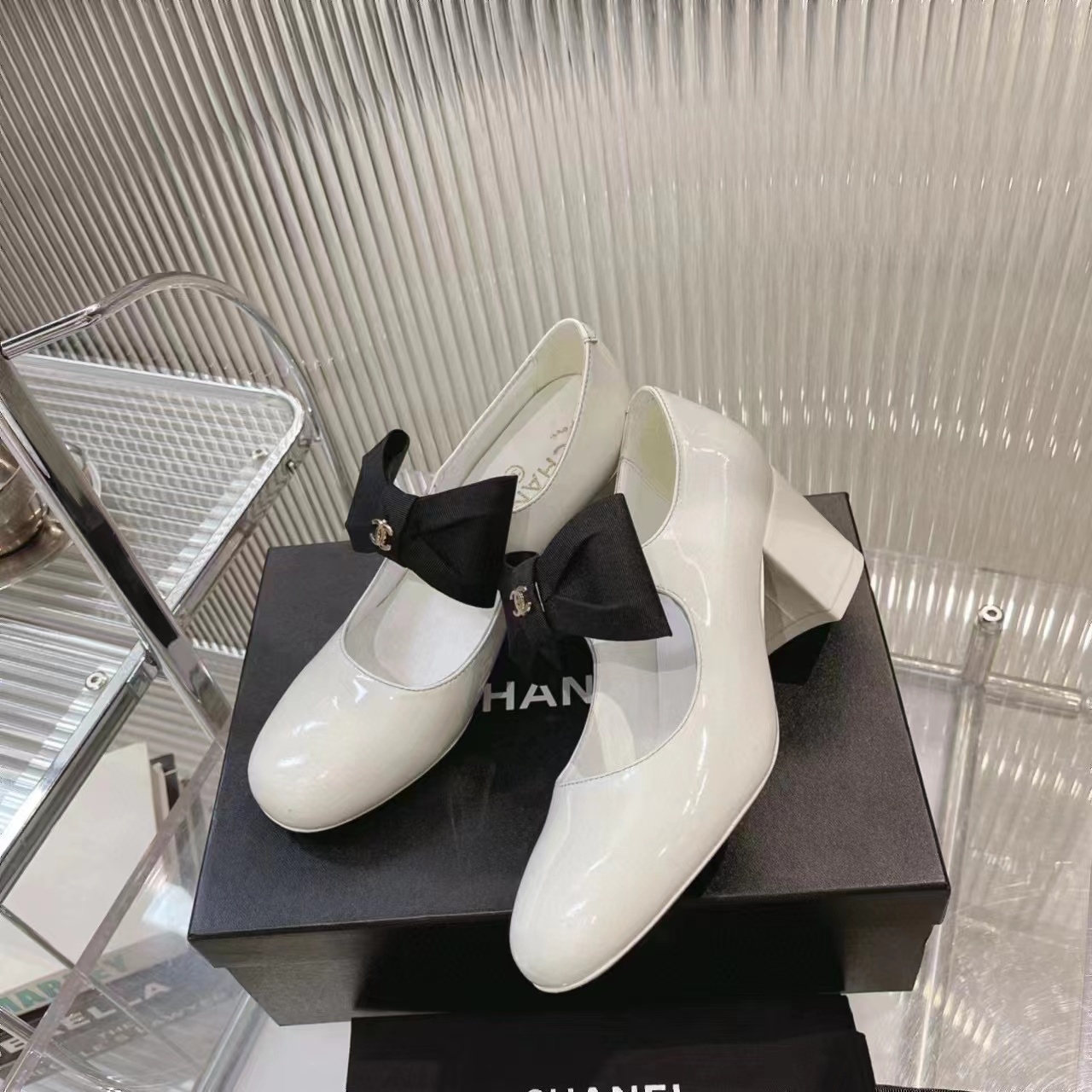 CHANE1 高品質ボウハイヒール【50％割引+送料無料】