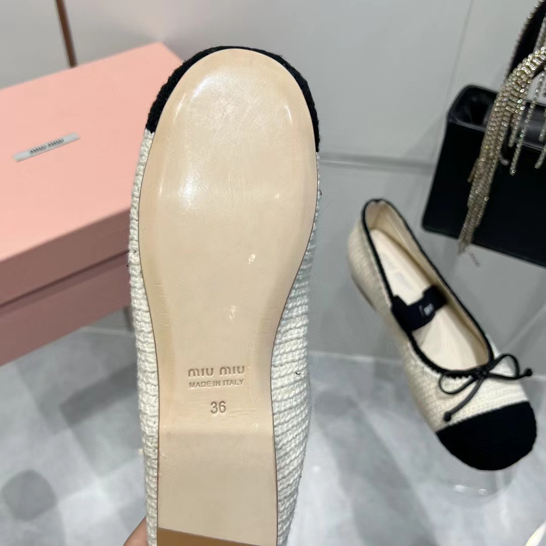 M1UM1U 高品質織りフラットシューズ【50％割引+送料無料】