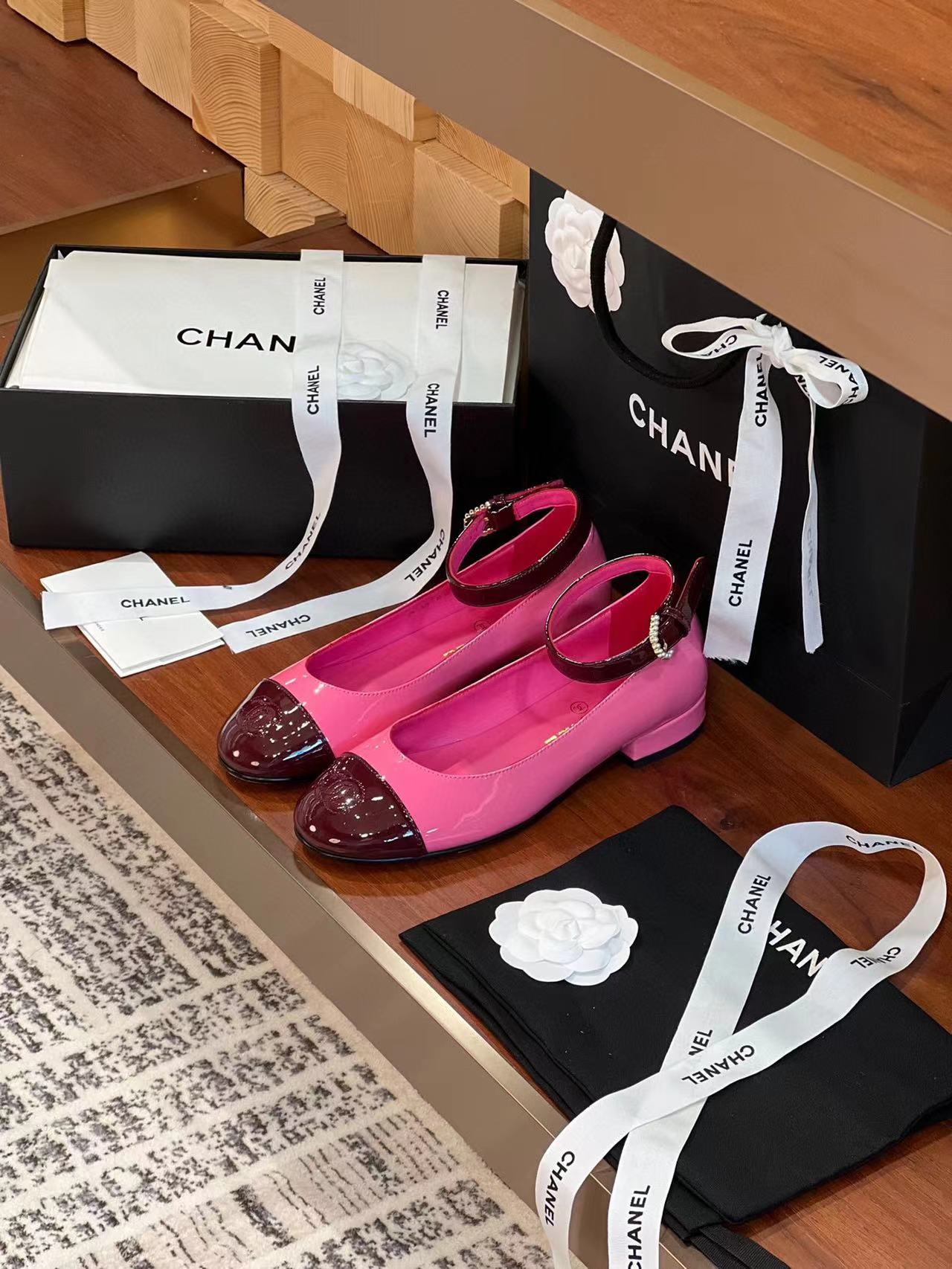 CHANE1 高品質シープスキンバレエシューズ【50％割引+送料無料】