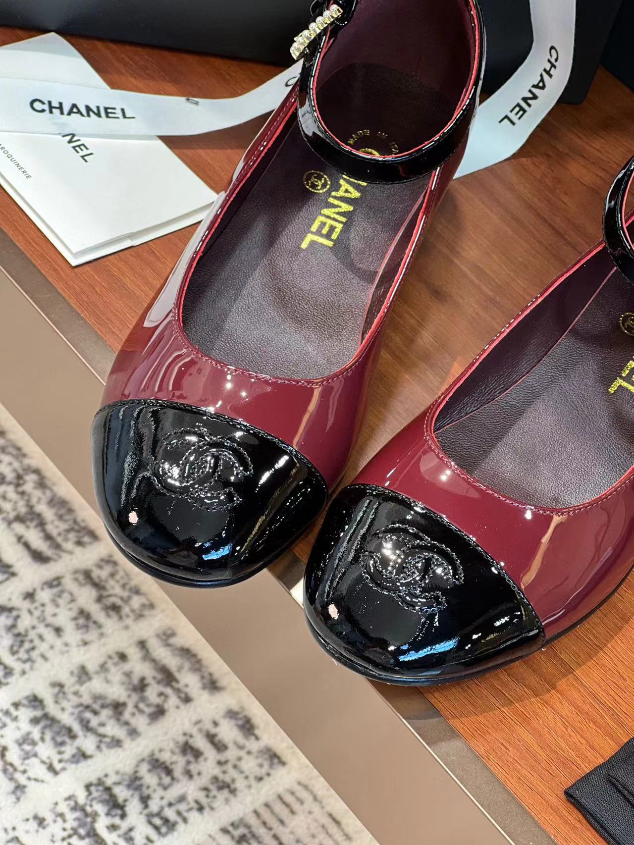 CHANE1 高品質シープスキンバレエシューズ【50％割引+送料無料】