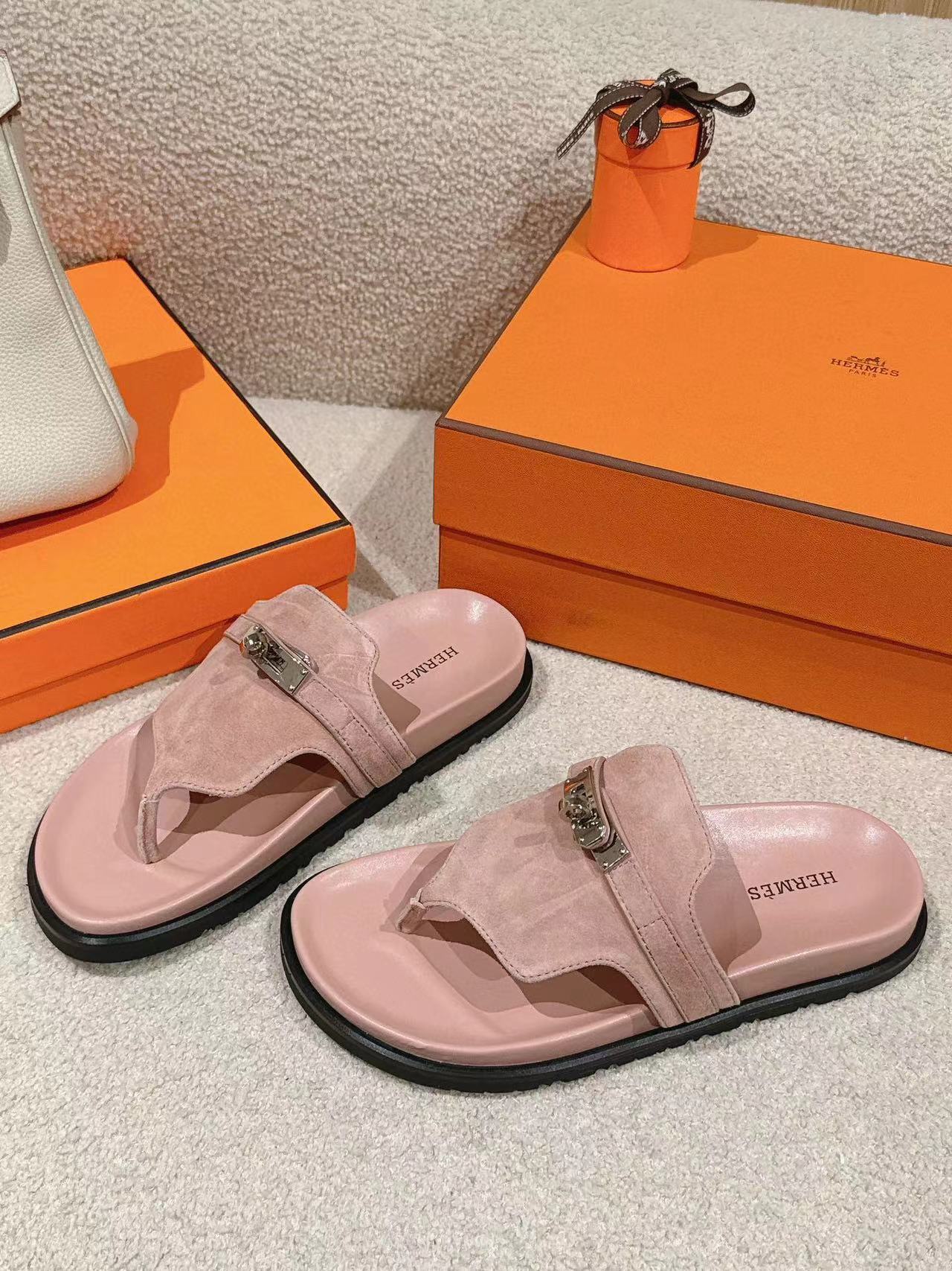 HERME5 高品質 H クラシック 男女兼用スリッパ【50％割引+送料無料】