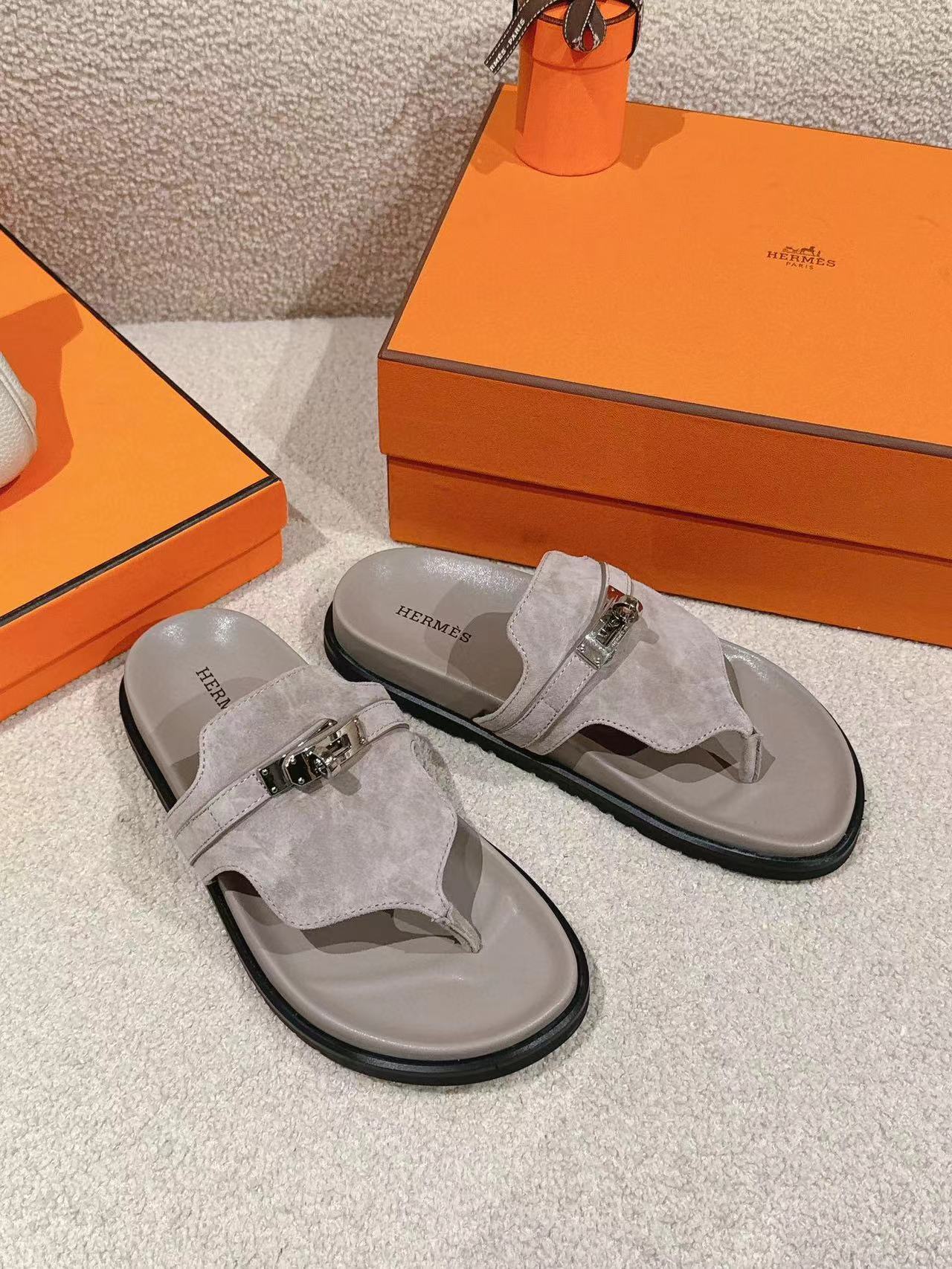 HERME5 高品質 H クラシック 男女兼用スリッパ【50％割引+送料無料】