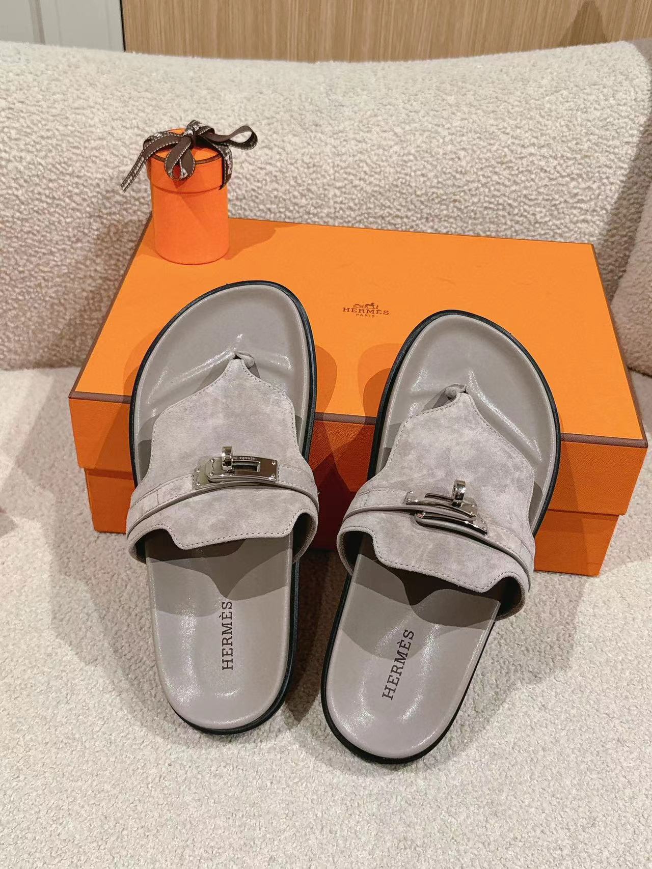 HERME5 高品質 H クラシック 男女兼用スリッパ【50％割引+送料無料】