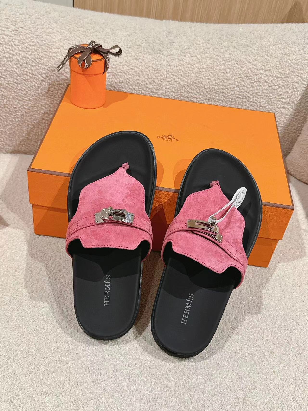 HERME5 高品質 H クラシック 男女兼用スリッパ【50％割引+送料無料】