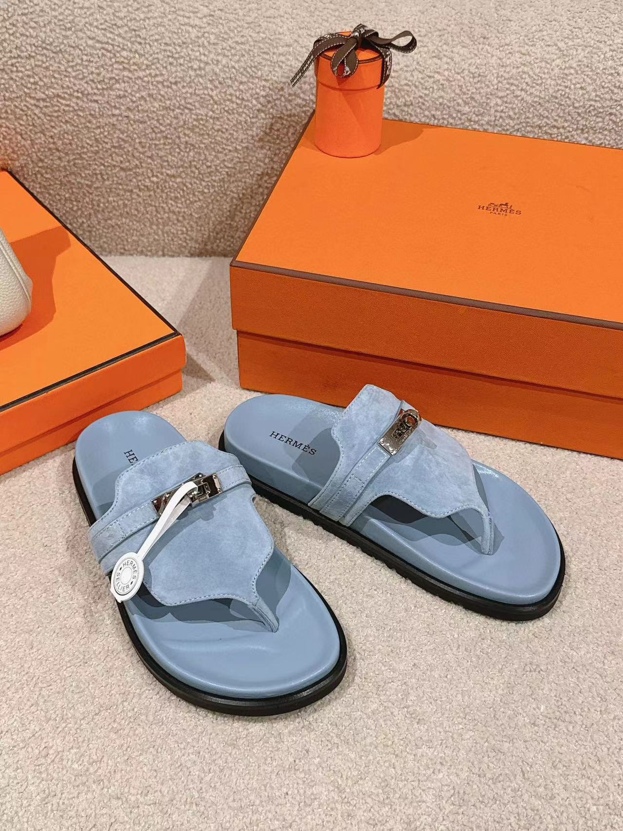 HERME5 高品質 H クラシック 男女兼用スリッパ【50％割引+送料無料】