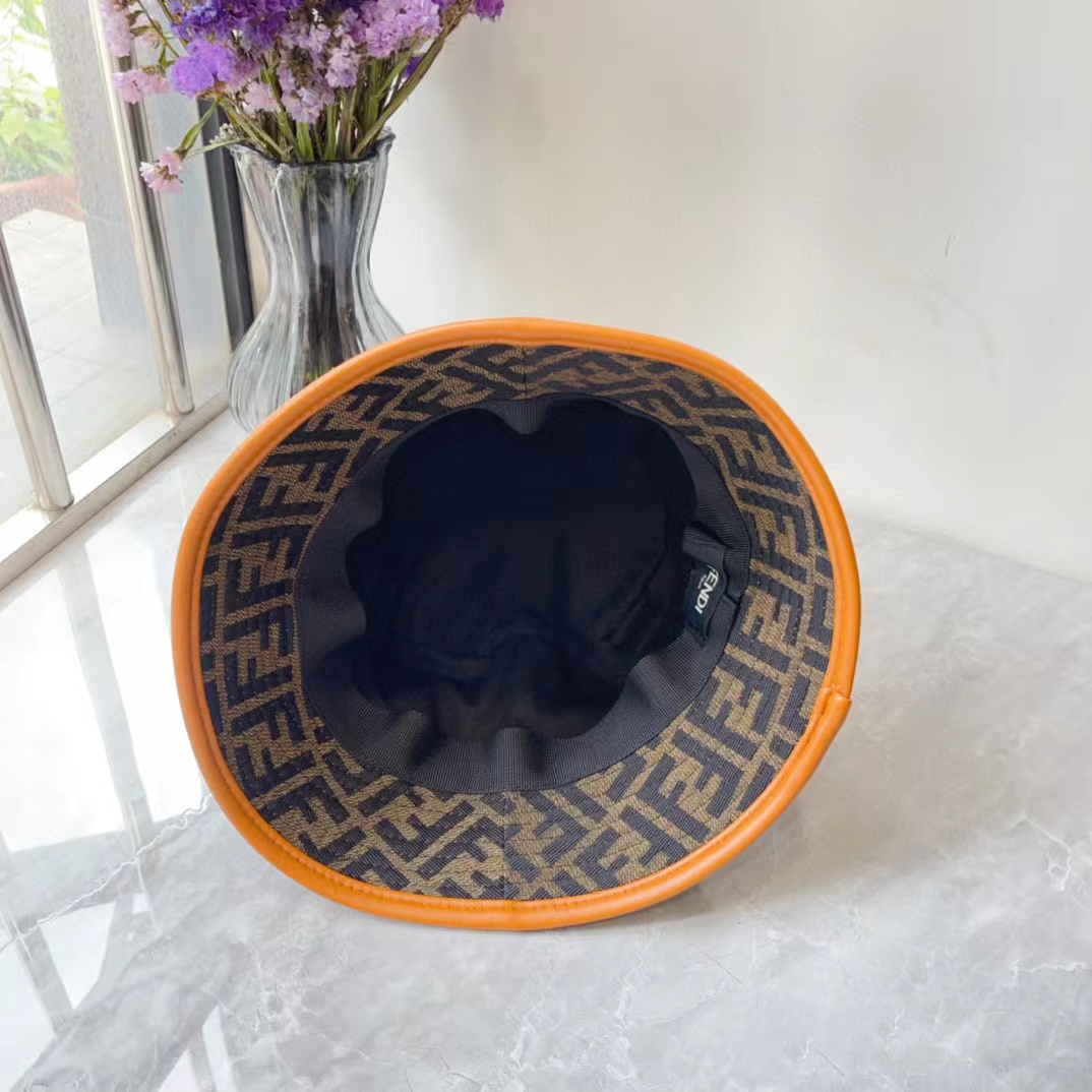 FEND1 FF カラーブロック バケットハット【50％割引+送料無料】