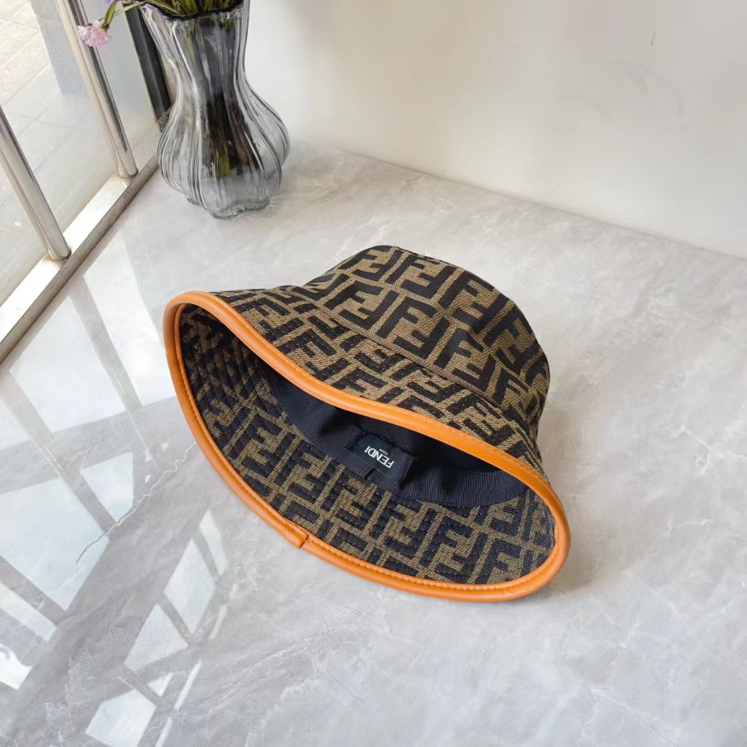 FEND1 FF カラーブロック バケットハット【50％割引+送料無料】