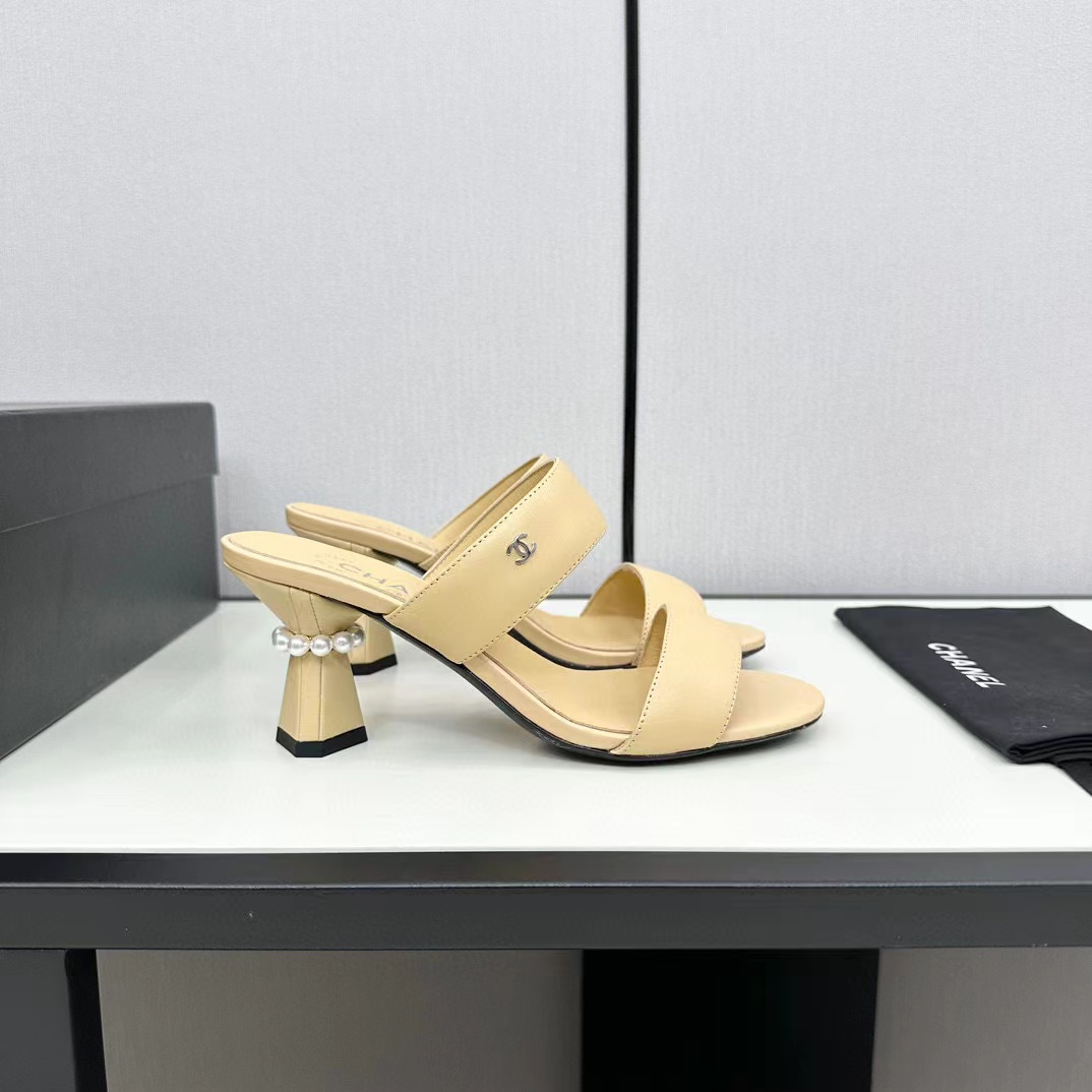 CHANE1 高品質パールハイヒール【50％割引+送料無料】