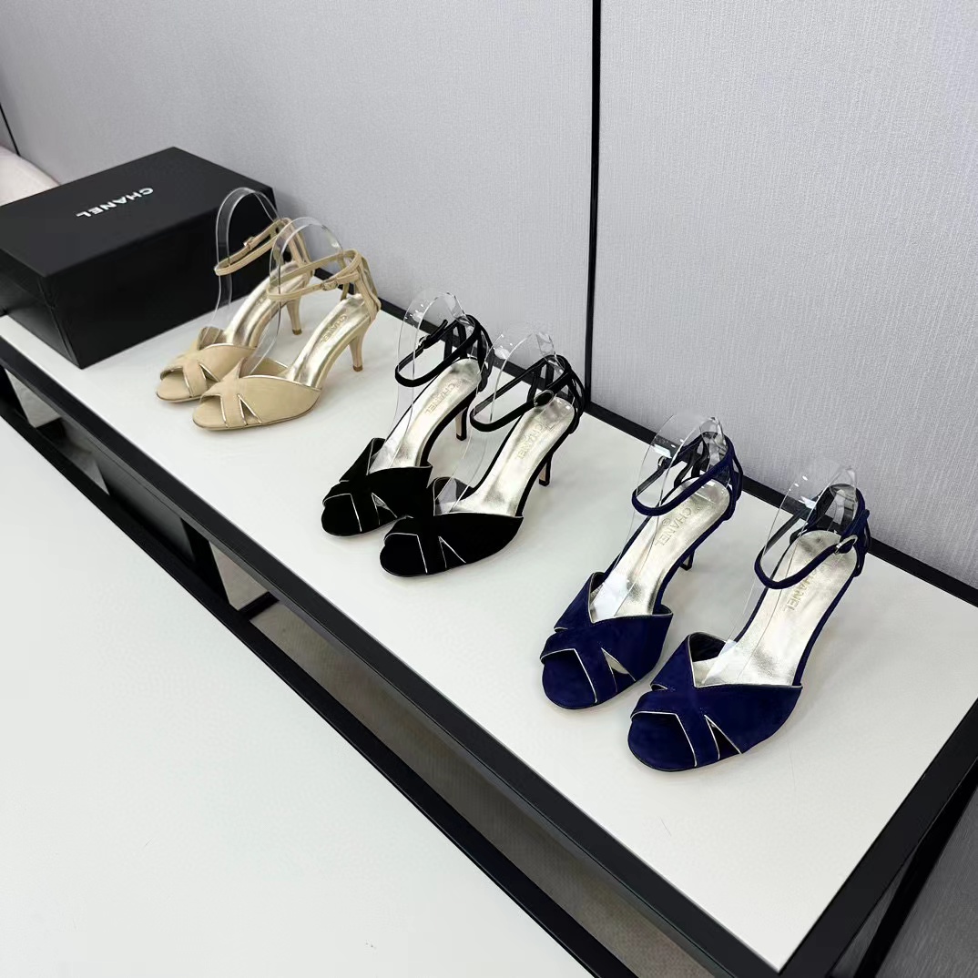 CHANE1 高品質フィッシュマウスハイヒールサンダル【50％割引+送料無料】