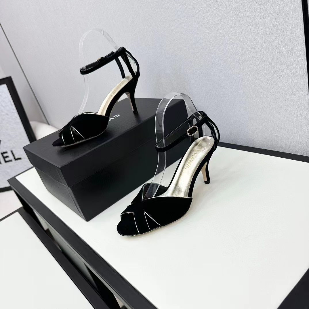 CHANE1 高品質フィッシュマウスハイヒールサンダル【50％割引+送料無料】