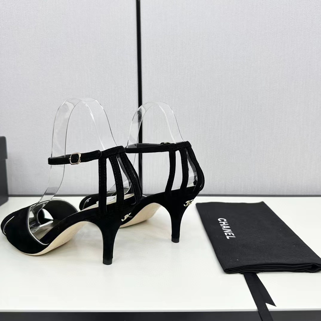 CHANE1 高品質フィッシュマウスハイヒールサンダル【50％割引+送料無料】