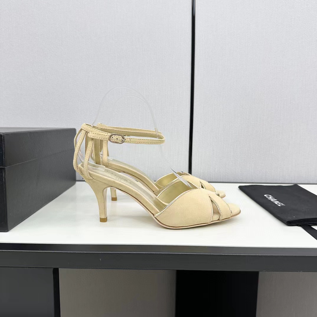 CHANE1 高品質フィッシュマウスハイヒールサンダル【50％割引+送料無料】