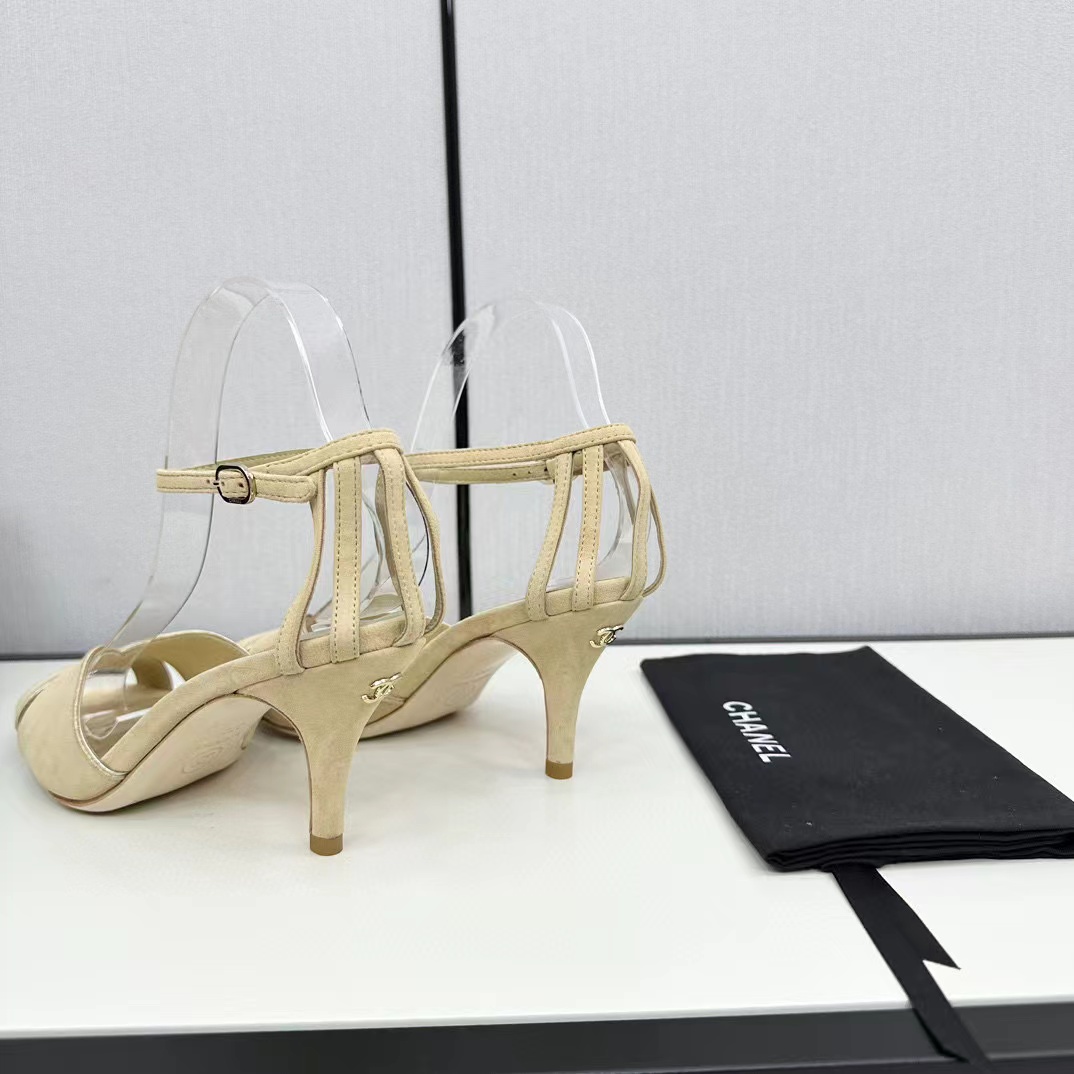 CHANE1 高品質フィッシュマウスハイヒールサンダル【50％割引+送料無料】