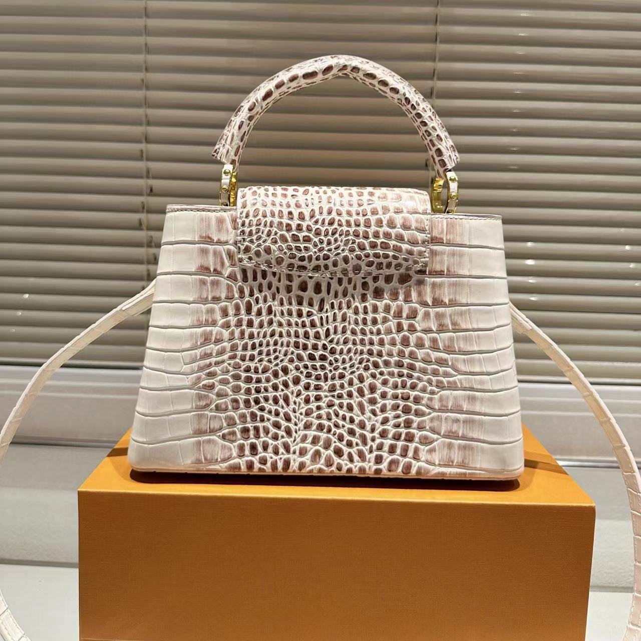 LV クロコダイル柄 ハンドバッグ【50％割引+送料無料】