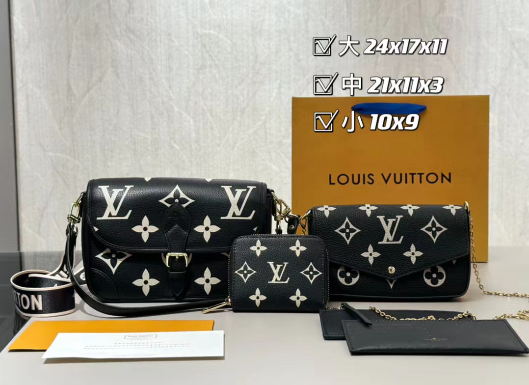 【LV  】コンビネーション3点セット【50％割引+送料無料】564