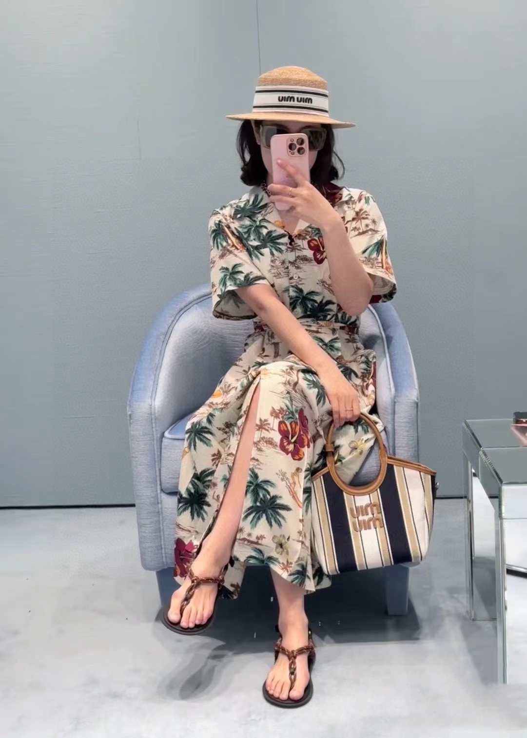 M1UM1U ラフィアレタードフラットハット【50％割引+送料無料】