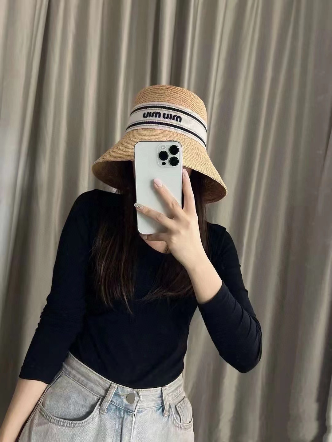 M1UM1U 文字漁師麦わら帽子【50％割引+送料無料】