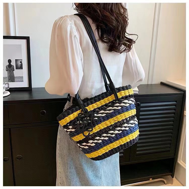 L0WEW 織バッグ【50％割引+送料無料】