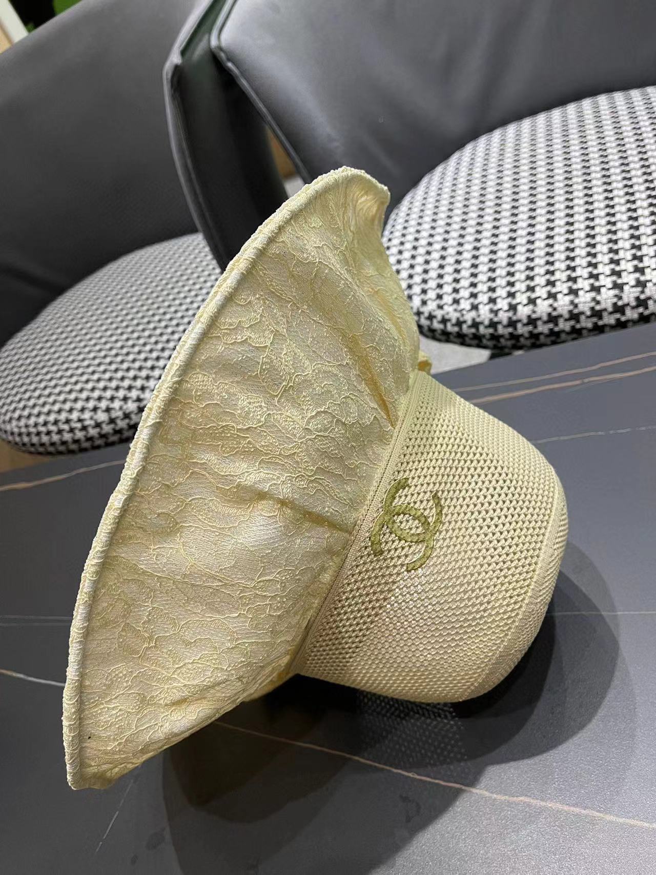 CHANE1 レース中空リボンサンハット【50％割引+送料無料】